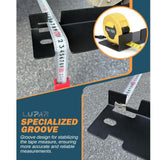Maxbell 2Pcs Car Wheel Toe Alignment Tool Plate Accessories Saving Space Sturdy Iron Black