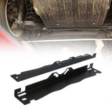 Maxbell 2Pcs Car Wheel Toe Alignment Tool Plate Accessories Saving Space Sturdy Iron Black