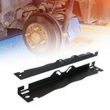 Maxbell 2Pcs Car Wheel Toe Alignment Tool Plate Accessories Saving Space Sturdy Iron Black