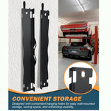 Maxbell 2Pcs Car Wheel Toe Alignment Tool Plate Accessories Saving Space Sturdy Iron Black