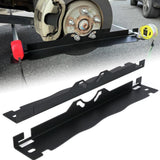 Maxbell 2Pcs Car Wheel Toe Alignment Tool Plate Accessories Saving Space Sturdy Iron Black