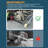 Maxbell 2Pcs Car Wheel Toe Alignment Tool Plate Accessories Saving Space Sturdy Iron Silver