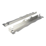 Maxbell 2Pcs Car Wheel Toe Alignment Tool Plate Accessories Saving Space Sturdy Iron Silver
