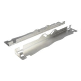 Maxbell 2Pcs Car Wheel Toe Alignment Tool Plate Accessories Saving Space Sturdy Iron Silver