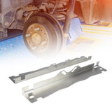Maxbell 2Pcs Car Wheel Toe Alignment Tool Plate Accessories Saving Space Sturdy Iron Silver
