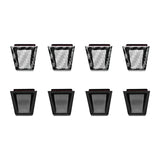 Maxbell 4Pcs Window Switch Button Covers Sturdy for Suzuki Jimny Jb74 2019-2025 Black