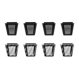 Maxbell 4Pcs Window Switch Button Covers Sturdy for Suzuki Jimny Jb74 2019-2025 Black