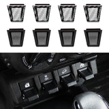 Maxbell 4Pcs Window Switch Button Covers Sturdy for Suzuki Jimny Jb74 2019-2025 Black