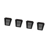 Maxbell 4Pcs Window Switch Button Covers Sturdy for Suzuki Jimny Jb74 2019-2025 Black
