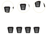 Maxbell 4Pcs Window Switch Button Covers Sturdy for Suzuki Jimny Jb74 2019-2025 Black