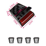 Maxbell 4Pcs Window Switch Button Covers Sturdy for Suzuki Jimny Jb74 2019-2025 Black