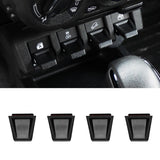 Maxbell 4Pcs Window Switch Button Covers Sturdy for Suzuki Jimny Jb74 2019-2025 Black