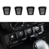 Maxbell 4Pcs Window Switch Button Covers Sturdy for Suzuki Jimny Jb74 2019-2025 Black
