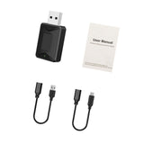 Maxbell Mini Auto Cordless Adapter Easy to Setup Portable Converts Wired to Wireless