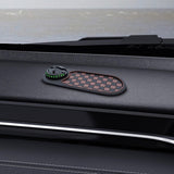 Maxbell Multifunction Car Anti Slip Mat Automotive PVC Nonslip Pad Auto Phone Holder Brown Grid Black