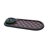 Maxbell Multifunction Car Anti Slip Mat Automotive PVC Nonslip Pad Auto Phone Holder Brown Grid Black
