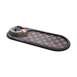 Maxbell Multifunction Car Anti Slip Mat Automotive PVC Nonslip Pad Auto Phone Holder Brown Grid Gold