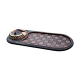 Maxbell Multifunction Car Anti Slip Mat Automotive PVC Nonslip Pad Auto Phone Holder Brown Grid Gold