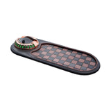 Maxbell Multifunction Car Anti Slip Mat Automotive PVC Nonslip Pad Auto Phone Holder Brown Grid Gold