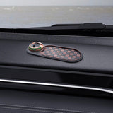 Maxbell Multifunction Car Anti Slip Mat Automotive PVC Nonslip Pad Auto Phone Holder Brown Grid Gold