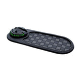 Maxbell Multifunction Car Anti Slip Mat Automotive PVC Nonslip Pad Auto Phone Holder Gray Grid Black