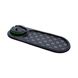 Maxbell Multifunction Car Anti Slip Mat Automotive PVC Nonslip Pad Auto Phone Holder Gray Grid Black