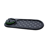 Maxbell Multifunction Car Anti Slip Mat Automotive PVC Nonslip Pad Auto Phone Holder Gray Grid Black