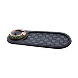 Maxbell Multifunction Car Anti Slip Mat Automotive PVC Nonslip Pad Auto Phone Holder Gray Grid Gold