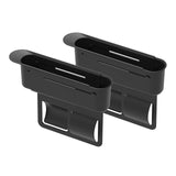 Maxbell Generic Car Seat Gap Filler Organizer Retractable for Drinks Keys Cards Black