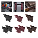 Maxbell Generic Car Seat Gap Filler Organizer Retractable for Drinks Keys Cards Black