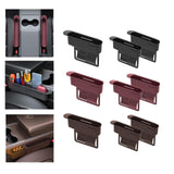 Maxbell Generic Car Seat Gap Filler Organizer Retractable for Drinks Keys Cards Black