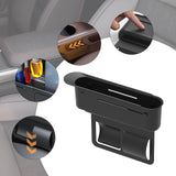 Maxbell Generic Car Seat Gap Filler Organizer Retractable for Drinks Keys Cards Black