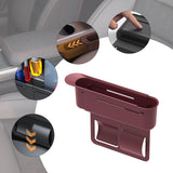 Maxbell Generic Car Seat Gap Filler Organizer Retractable for Drinks Keys Cards Red