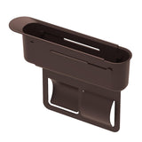 Maxbell Generic Car Seat Gap Filler Organizer Retractable for Drinks Keys Cards Brown