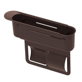 Maxbell Generic Car Seat Gap Filler Organizer Retractable for Drinks Keys Cards Brown