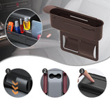 Maxbell Generic Car Seat Gap Filler Organizer Retractable for Drinks Keys Cards Brown