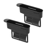 Maxbell 2Pcs Car Seat Gap Filler Organizer Auto Accessories Seat Crevice Storage Box Black
