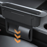 Maxbell 2Pcs Car Seat Gap Filler Organizer Auto Accessories Seat Crevice Storage Box Red