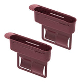 Maxbell 2Pcs Car Seat Gap Filler Organizer Auto Accessories Seat Crevice Storage Box Red