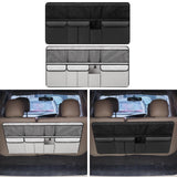 Maxbell Car Trunk Organizer Storage Automotive Cargo Van Picnic Backseat Hanging Bag Black