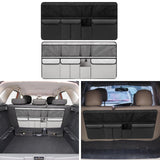 Maxbell Car Trunk Organizer Storage Automotive Cargo Van Picnic Backseat Hanging Bag Black