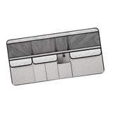 Maxbell Car Trunk Organizer Storage Automotive Cargo Van Picnic Backseat Hanging Bag Gray