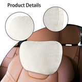 Maxbell Car Neck Pillow Comfortable Soft Driving Automotive Accessories Car Headrest Beige