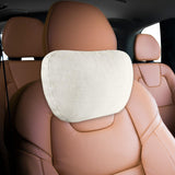 Maxbell Car Neck Pillow Comfortable Soft Driving Automotive Accessories Car Headrest Beige