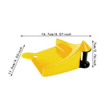 Maxbell Car Tire Hose Roller Detail Guard Truck Automotive Motorcycle Car Hose Guide Yellow