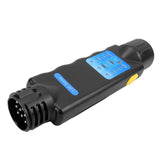 Maxbell 12V Trailer Socket Tester 13 Pin Plug Socket for Automobile RV Vehicles