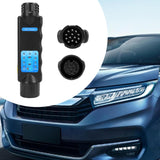 Maxbell 12V Trailer Socket Tester 13 Pin Plug Socket for Automobile RV Vehicles