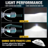 Maxbell H4 LED Headlight Bulb Vehicle Accessory Easy to Install Lightweight Headlamp