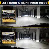 Maxbell H4 LED Headlight Bulb Vehicle Accessory Easy to Install Lightweight Headlamp