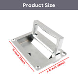 Maxbell Recessed Pull Handle Deck Hatch Accessories for Cabinet Furniture Chest Silvery